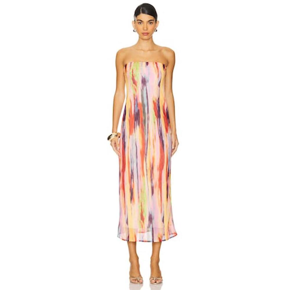 SNDYS St Barts Maxi Dress in Multi